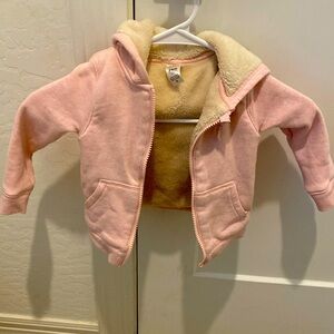 NWT Carters fur lined sweatshirt